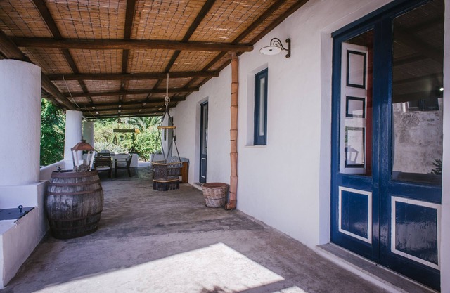 Il Palmento Di Salina is a typical Aeolian private house with a terrace and garden with sea views