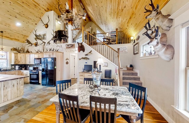 Impressive mtn-view home near skiing & Poudre River with deck, streaming, W/D