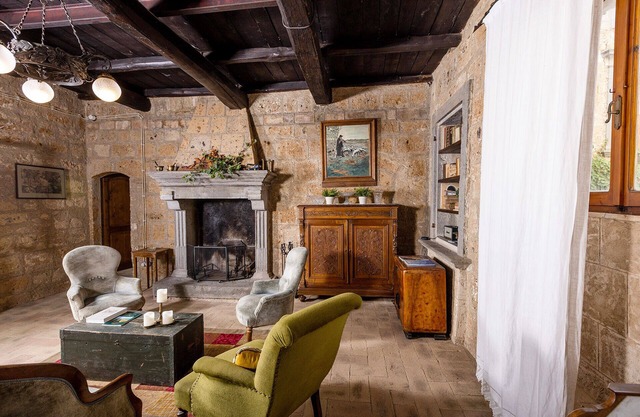 In downtown Civita, an aristocratic home for living in time gone by.