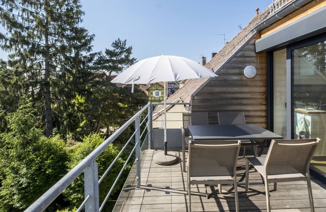in the heart of Strasbourg nice 2-bedroom apartment with a large terrace 1