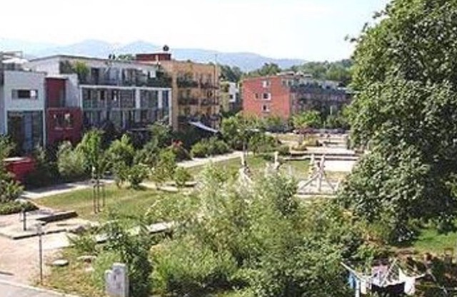In the middle of Freiburg's eco-district Vauban