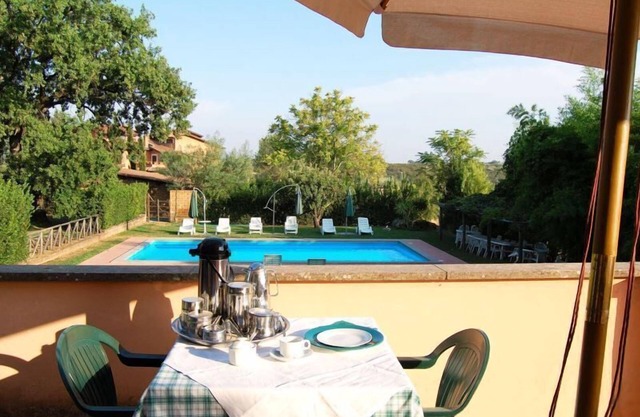 Independent villa with pool and large enclosed garden, located just 500 metres from the village of C