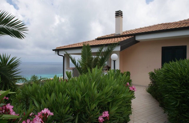 independent villa with sea view