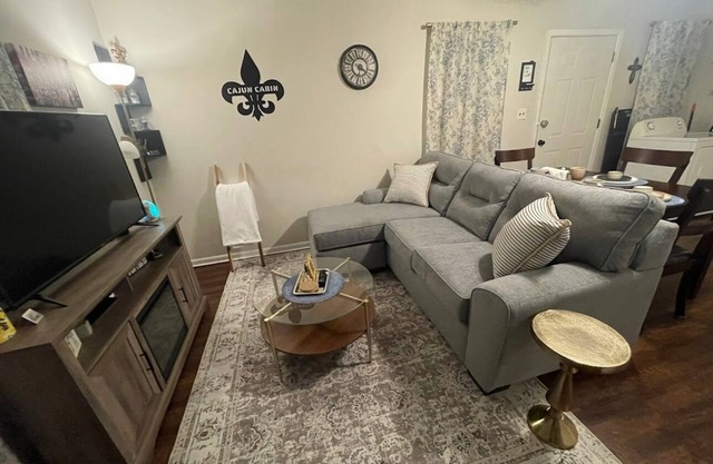 Indulge in stunning vistas from the porch, complemented by essential amenities for a cozy