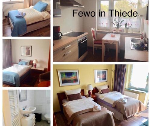 Ingrids Ferienwohnung mit Balkon in Thiede nähe See