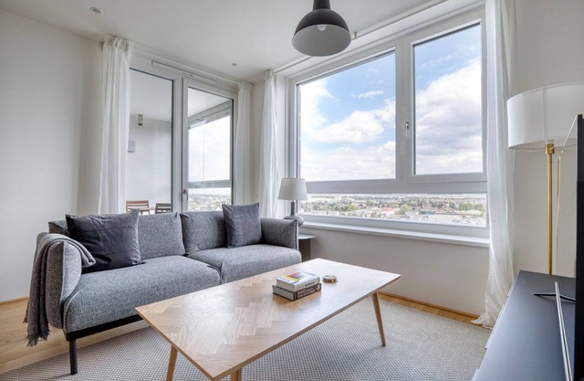 Inviting Donaustadt 1BR w/Pool, Gym & Elevator, nr U1, by Blueground