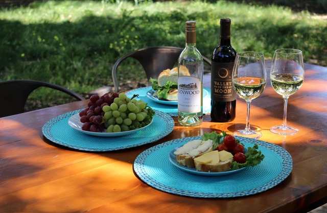 Inviting Sonoma Wine Country Getaway With Oak Studded Private Garden & Hot Tub