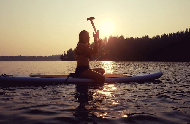 It's the sunsets and the view that count, right? Deer Lake