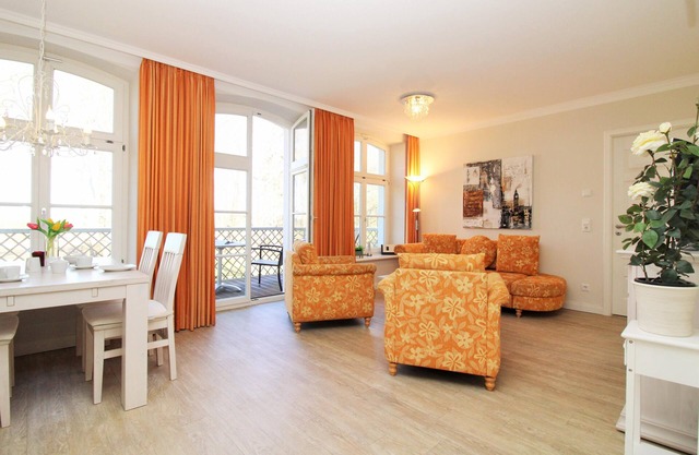 Jagdschloss WE 10: comfortable and high-quality furnished 2-room apartment
