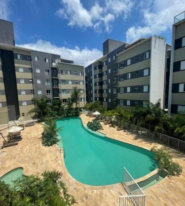 Jardim das Palmeiras II Home Resort JP2 Ubatuba - Apartamento com 2 Dorms, 1 Suíte, Churrasqueira Gourmet, Piscina Adulto e Infantil, Jacuzzi Aquecida, Sauna, Academia, Salão de Jogos e Playground