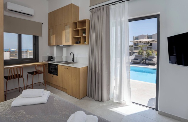 Junior Suite Private Pool.n Stylish Retreat in the Heart of Gouves