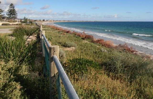 Just minutes walk to beach