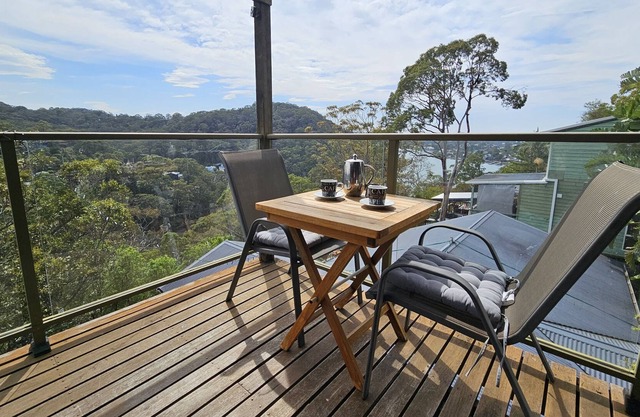 Kick back and relax in a treehouse with Bay views