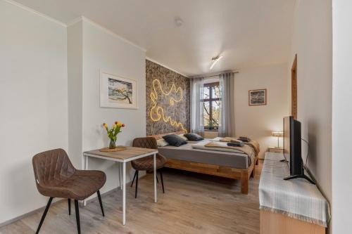 Kleine Ferienwohnung mit Garten