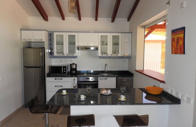 Kreyol Eden Cottage, new one-bedroom apartment located in a peaceful green setting near the sea