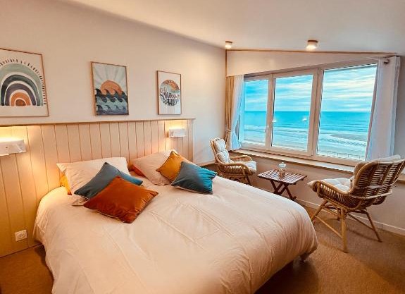 "L'écume de mer" vue mer B&B à la VILLA PLEIN VENT