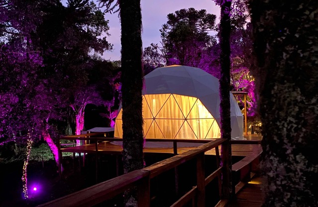 La Cupula, Under the Enchantment of a Geodesic Dome, Glamping