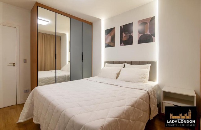 Lady London apartamentos Paulista 2 quartos Ar-condicionado Estacionamento grátis na rua Herculano de Freitas Bela Vista Próximo à Av Paulista Hospital Sírio Libanês e Shopping Frei Caneca