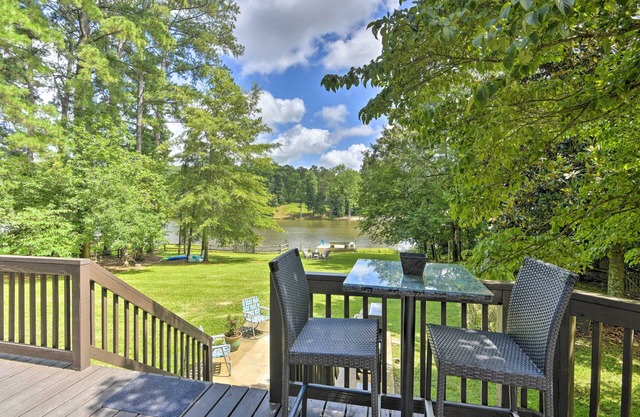 Lake & Golf Retreat w/Dock & 2 Luxury Decks!