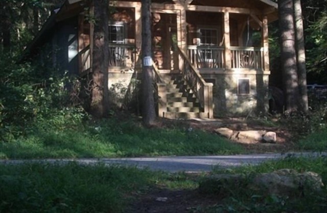 Lake Logan Serenity - lakeside cabin, pets welcome, hot tub, fishing, swimming