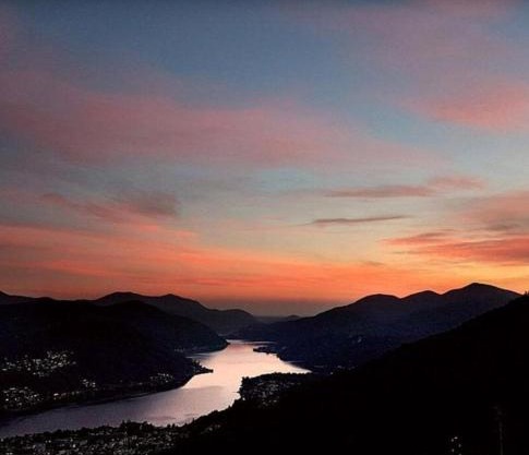 Lake Lugano Cademario LakeView Apartment BEST SUNSET & SUNRISE in Ticino
