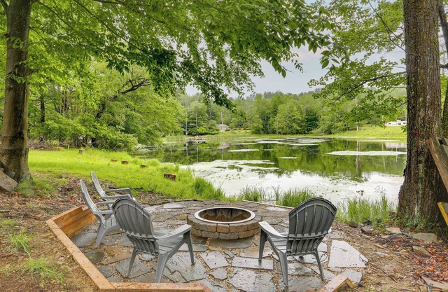 Lakefront Bethel Cabin w/ Deck, Grill & Views!