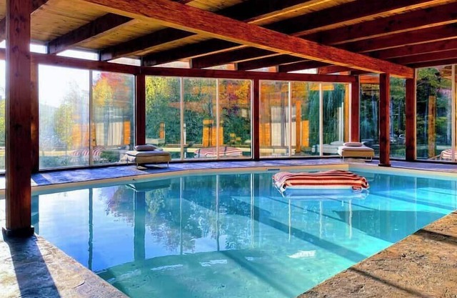 Lakefront Chalet with Private Heated Indoor Pool