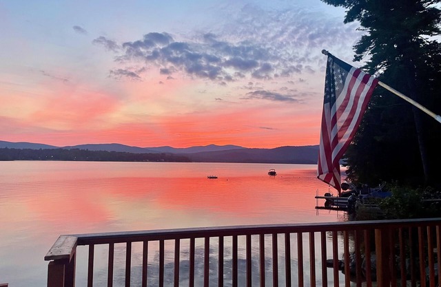 Lakefront Cottage on Newfound Lake with Sandy Beach and Best Views on the Lake!