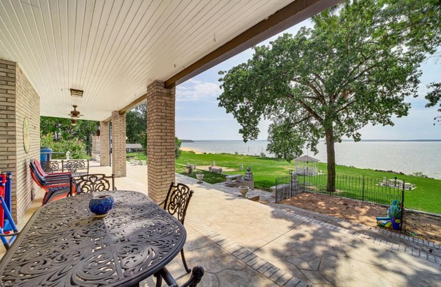Lakefront Eufaula Escape with Dock and Private Beach!
