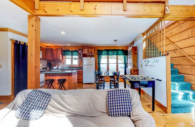 Lakefront Lodge on the Water with Dock, Deck, Patio & Foosball - Two Dogs OK