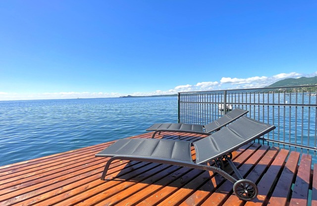 Lakefront villa with secular park, private jetty and pool 10 km from Salò