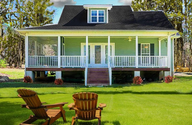 LAKESIDE BLISS @ LAKE SINCLAIR: Cozy QUIET Home with Pickleball Courts in Back!