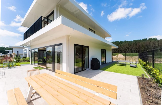 Lakeside home with a Jetty