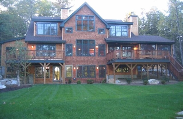 Lakeside Luxury Home with Private Beach, Dock, Lawn & Privacy