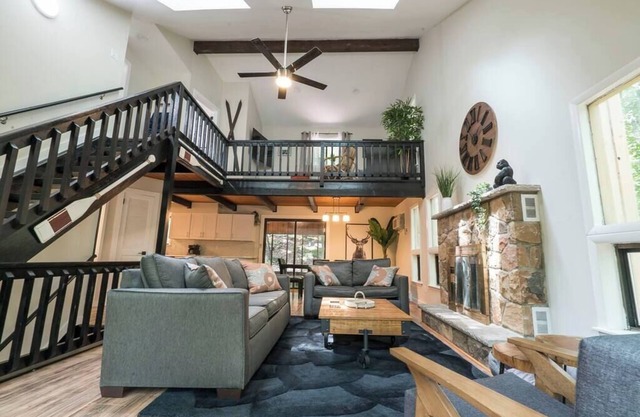 Lakeview Chalet w/Hot Tub, Sauna, Decks, Boats, & Fire Pit!