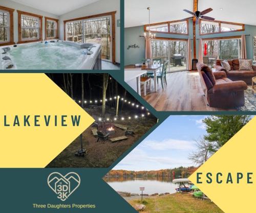Lakeview Escape With Hot Tub & Fire Pit
