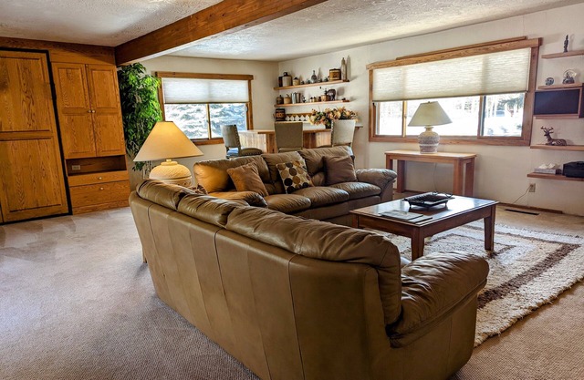 Large and spacious 2 bedroom residence. This is the best location in Ketchum!