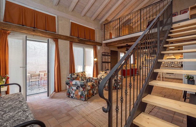 Large Apartment with Loft and Garden in Restored Farmhouse