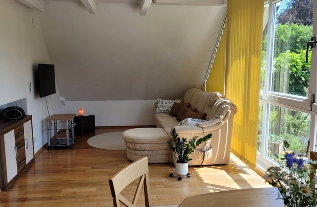 Large cozy apartment for 2 people on the 1st floor with a view of the countryside.