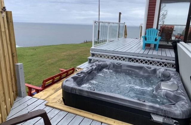 Large Home on Atlantic Ocean now includes a Hot Tub.