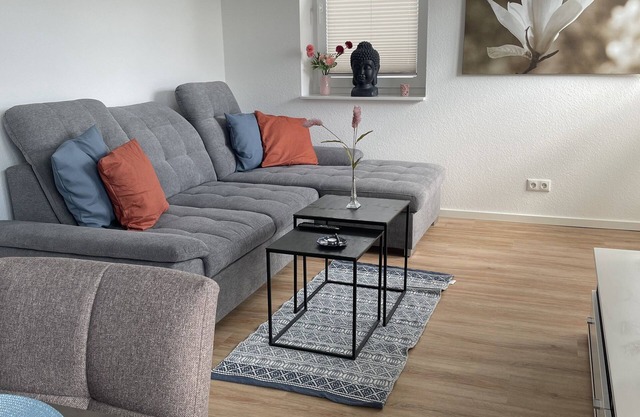 Large modern penthouse apartment with roof terrace