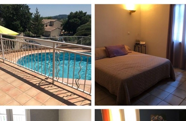 Large pool house gorge de l'aedeche