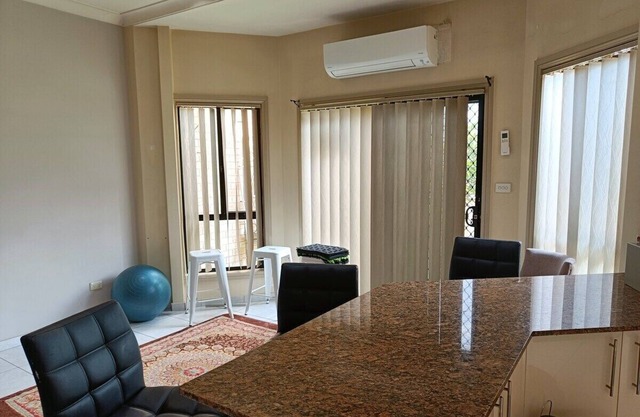 Large Queen Bedroom with Air Conditioner
