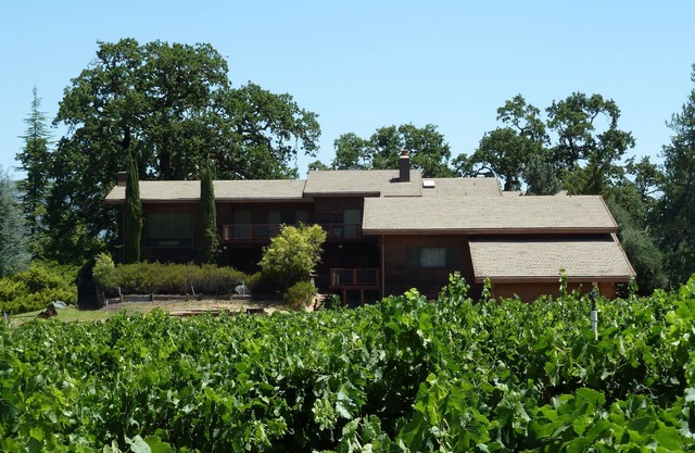 Large wine country house on private vineyard