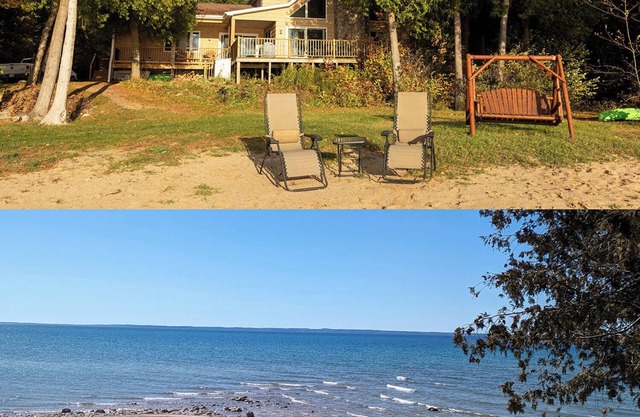 LATE SEPT WEEK OPEN 200' SUNSET BEACH MODERN HOUSE WIFI FIREPLACE PET FRIENDLY