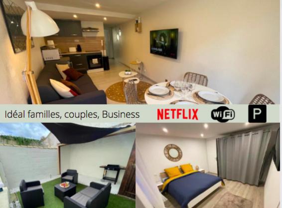 Le Boinot - Patio privé, wifi haut débit, Netflix, stationnement gratuit