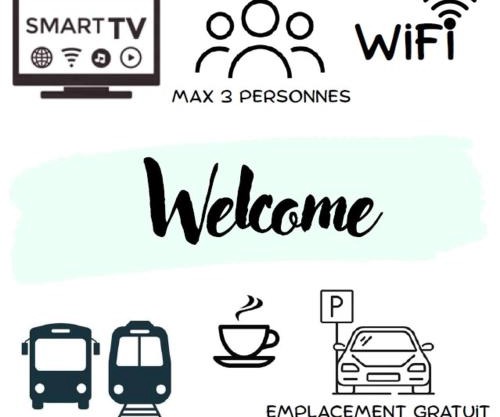 Le GM - appartement proche gare et commerces