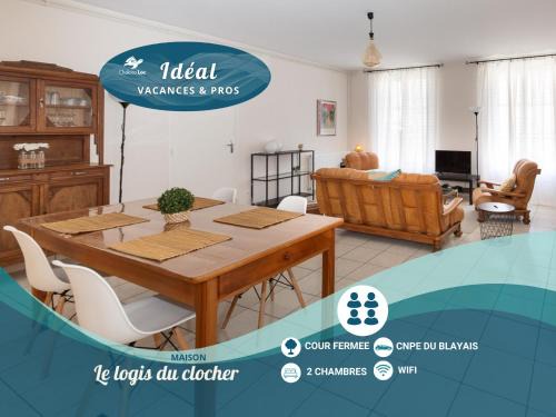 "Le logis du Clocher" par Chelona'Loc - 2 chambres, lits kig size - jardin