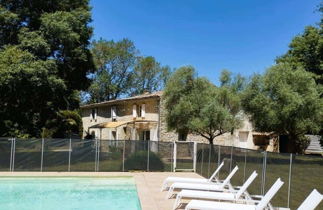 Le Moulin, with park, swimming pool, in the heart of the village