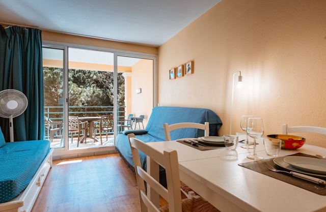 Le studio de Giens (air-conditioned, private access to Plage Badine, heated swimming pool)